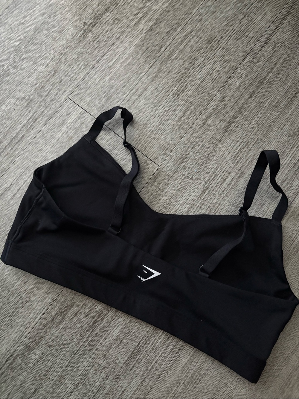 Gymshark Black Balcony Peekaboo Sports Bra